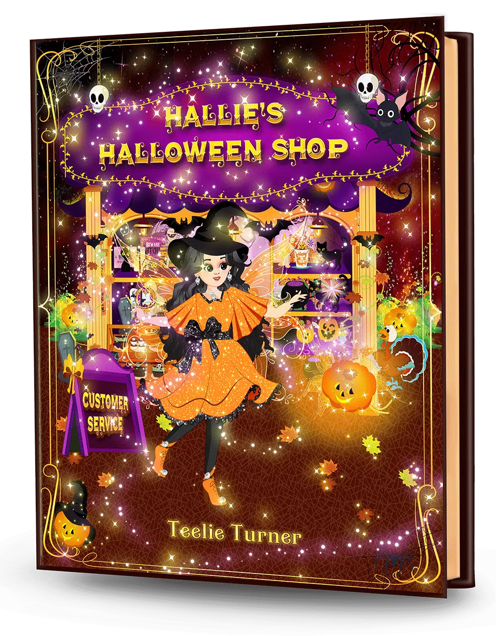 Hallie's Halloween Shop 3Dbook