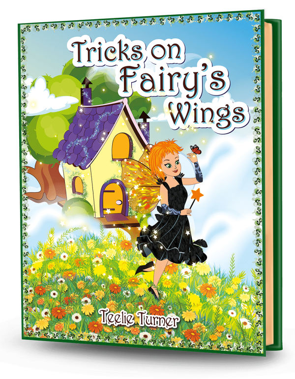 Cover of Tricks On Fairy's Wings, a tricks on fairys wings adventure ebook featuring playful fairies creating magical tricks in Fairyland.