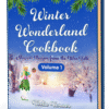 Cover of A Magical Christmas in Fairyland - Volume 8, a christmas fairyland adventure ebook featuring fairies celebrating a magical snowy Christmas in Fairyland.
