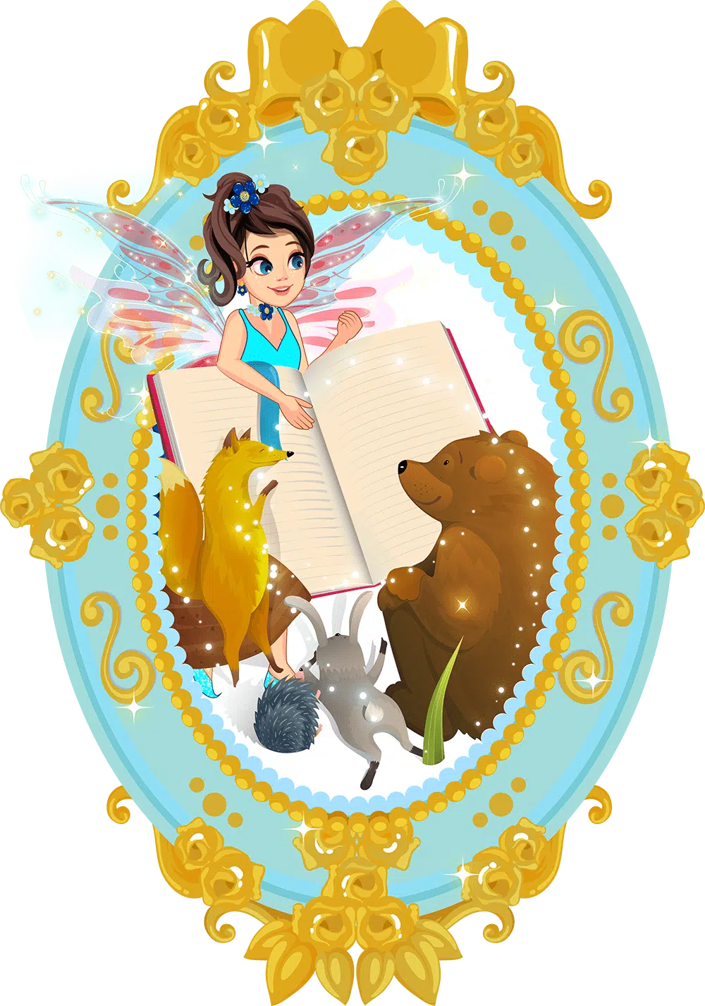 reading-animal-frame