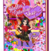 Hallies-Valentine-shop-3Dbook Cover of Hallie's Valentine Shop, a valentine fairy shop adventure ebook featuring a magical fairy shop filled with hearts, gifts, and Valentine magic.