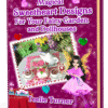 Cover of Magical Sweetheart Designs For Your Fairy Garden and Dollhouses, a fairy garden sweetheart design ebook featuring magical miniature gardens and dollhouse scenes with hearts.