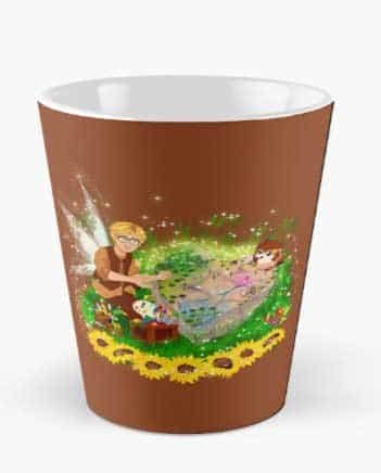 tommy tinker planning a fairy playground™ coffee mug