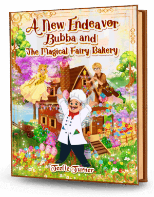 Cover of A New Endeavor Bubba and The Magical Fairy Bakery, a magical fairy bakery adventure ebook featuring a magical bakery filled with fairy treats.