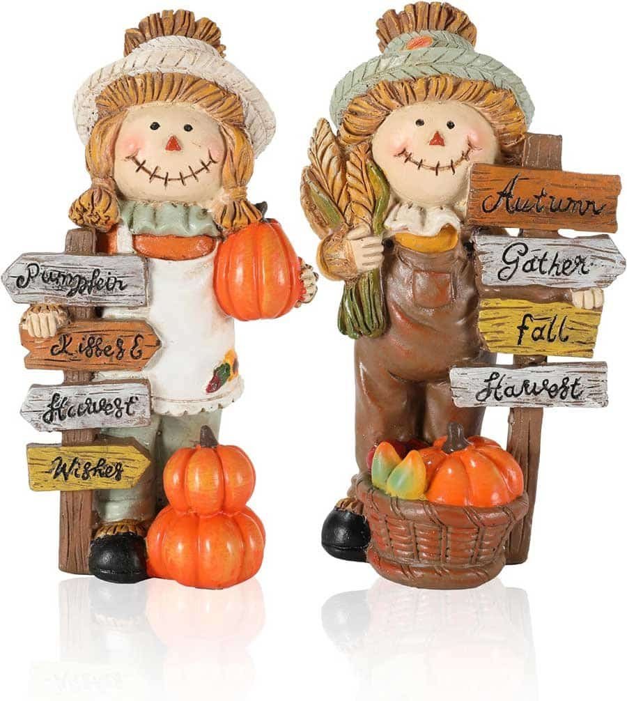 2 pack thanksgiving scarecrow