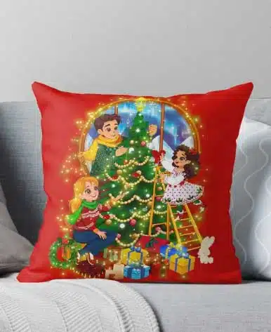 Holly's-Magical-Fairy-Tale-Christmas-Family-Christmas-Tree-Pillow