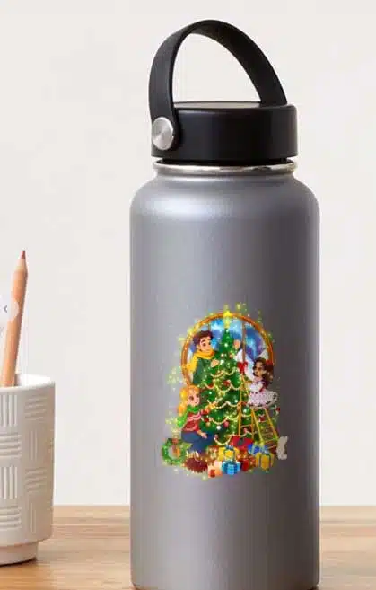 Holly's-Magical-Fairy-Tale-Christmas-Family-Christmas-Tree-Sticker