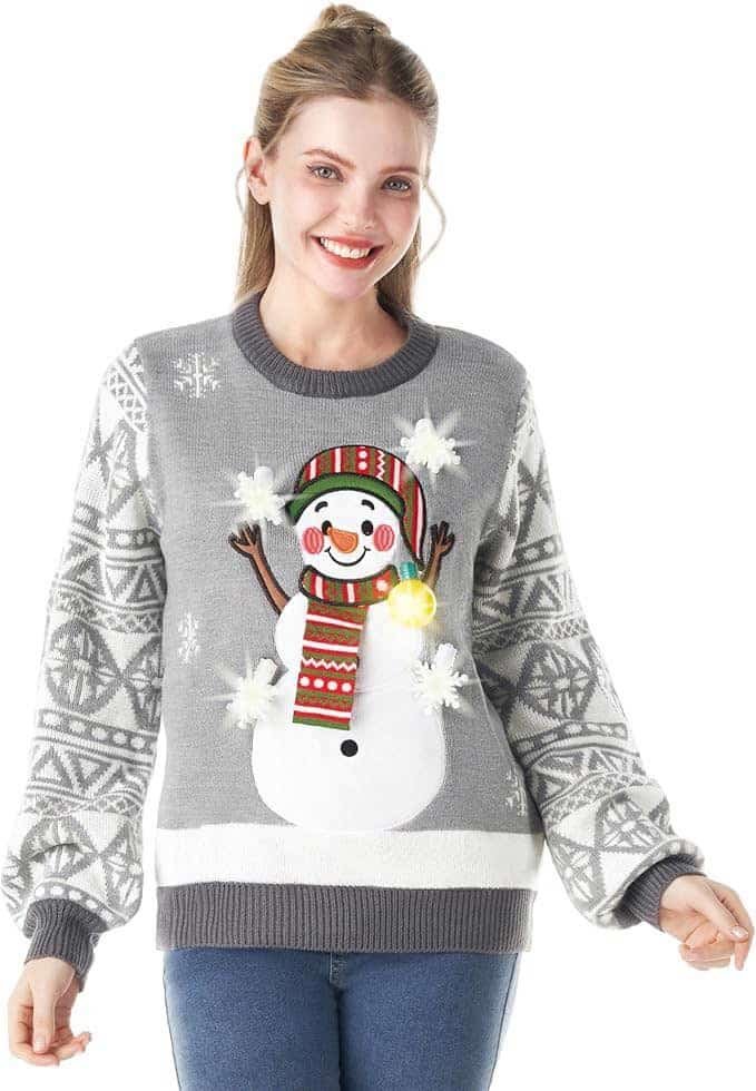 jolly and festive christmas sweater