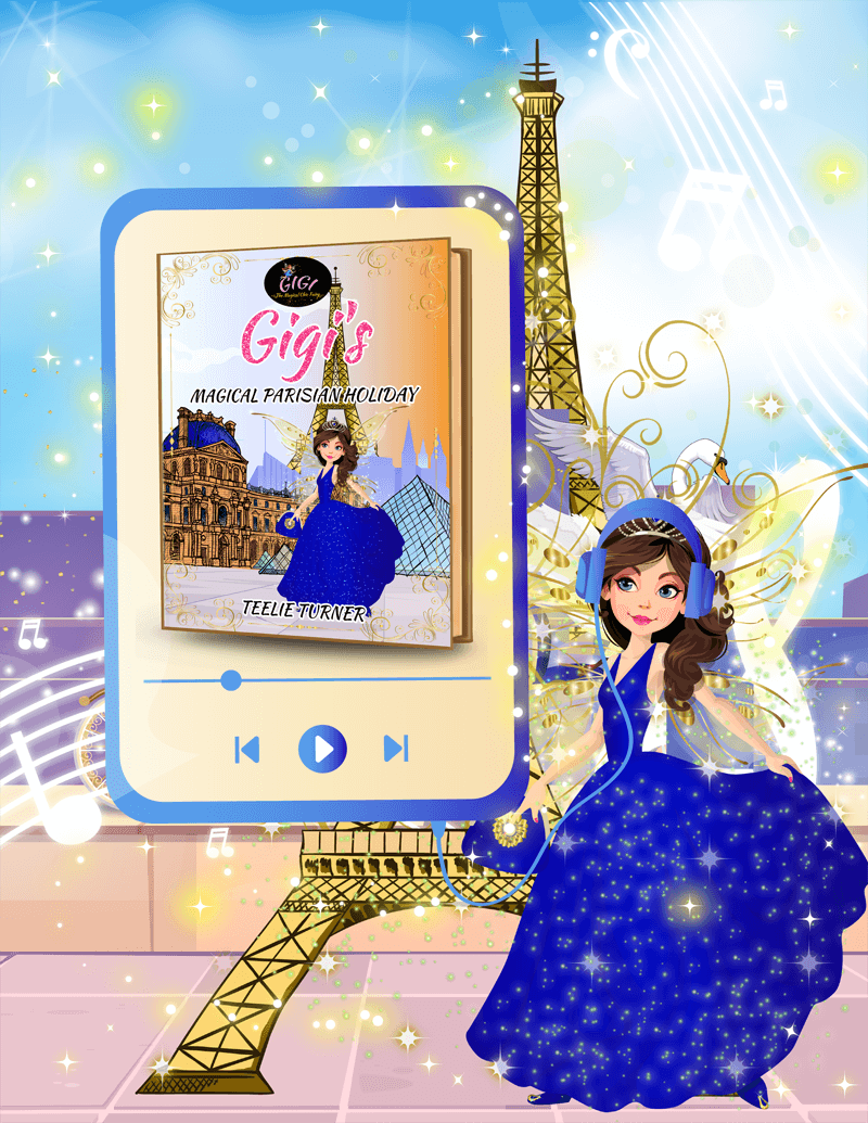 Gigi Parisian AUdiobook illustration