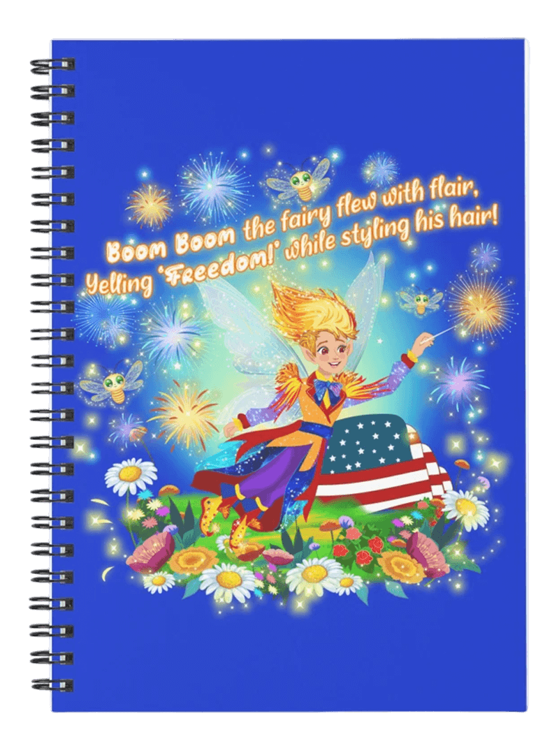Boom Boom the Fairy Flew with Flair – A Patriotic Sparkle in the Air! Journal