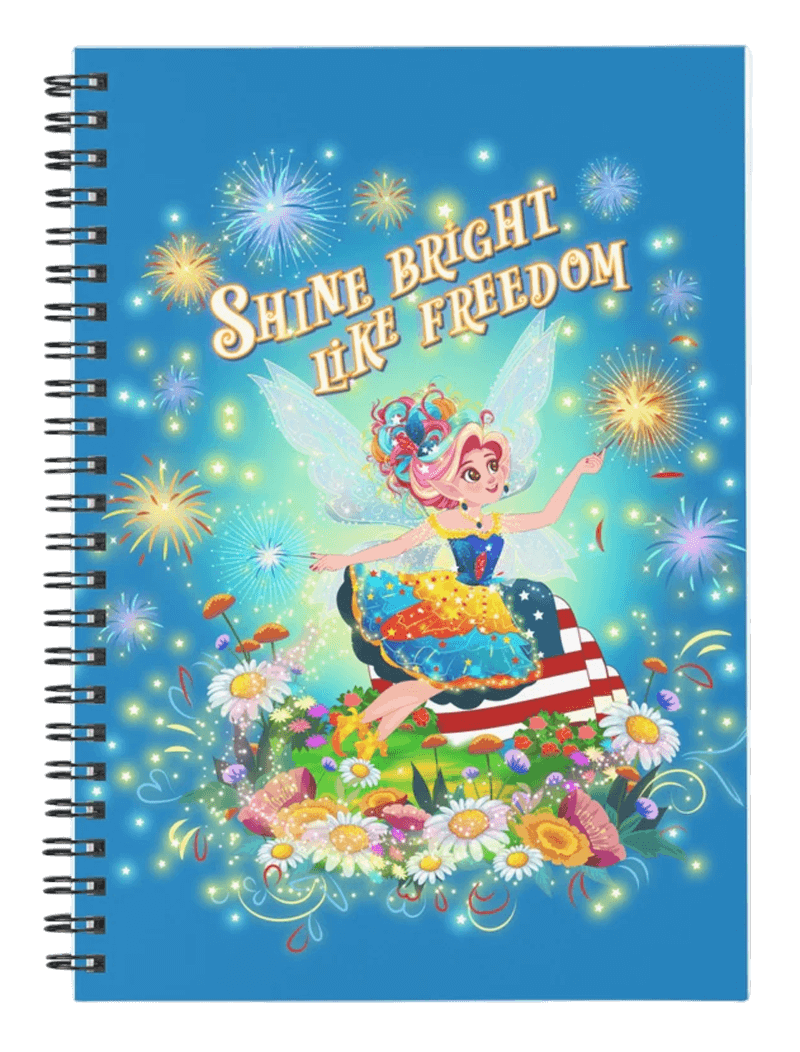 Celebrate Freedom with Sparkles, Fairy Wings, and Courage! Journal