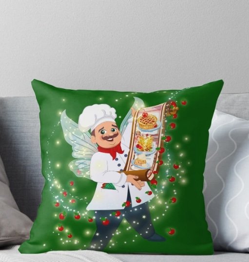 The-Magical-Recipe-Book-Iaada-and-Bubba-Visit-Vermont-Pillow