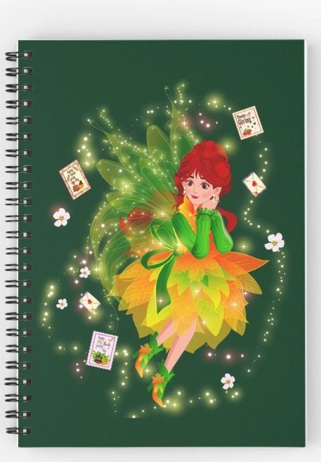 Faylin-The-Fall-Fairy-With-Her-Magical-Cards-Journal