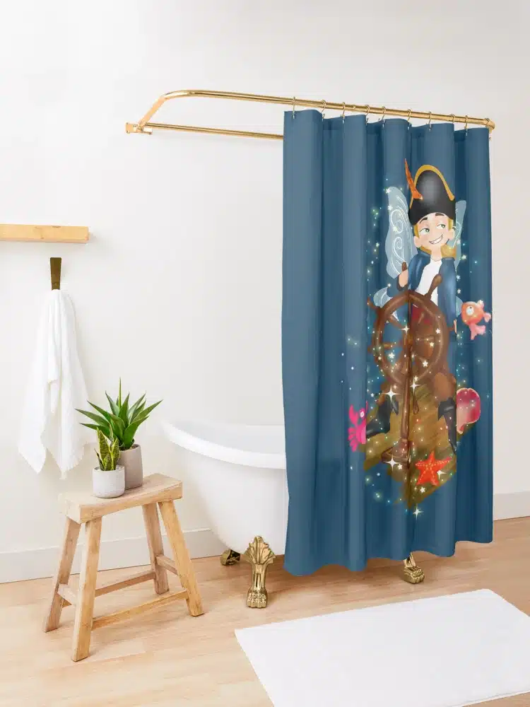 Pirate Pete Showe Curtain
