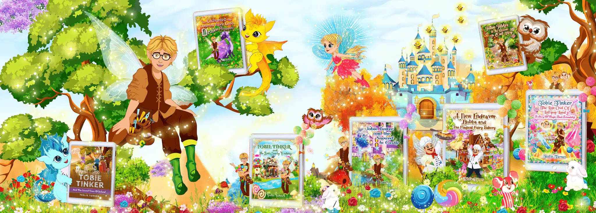 Tobie Tinker the clever fairy inventor from Teelie Turner’s children’s eBook series