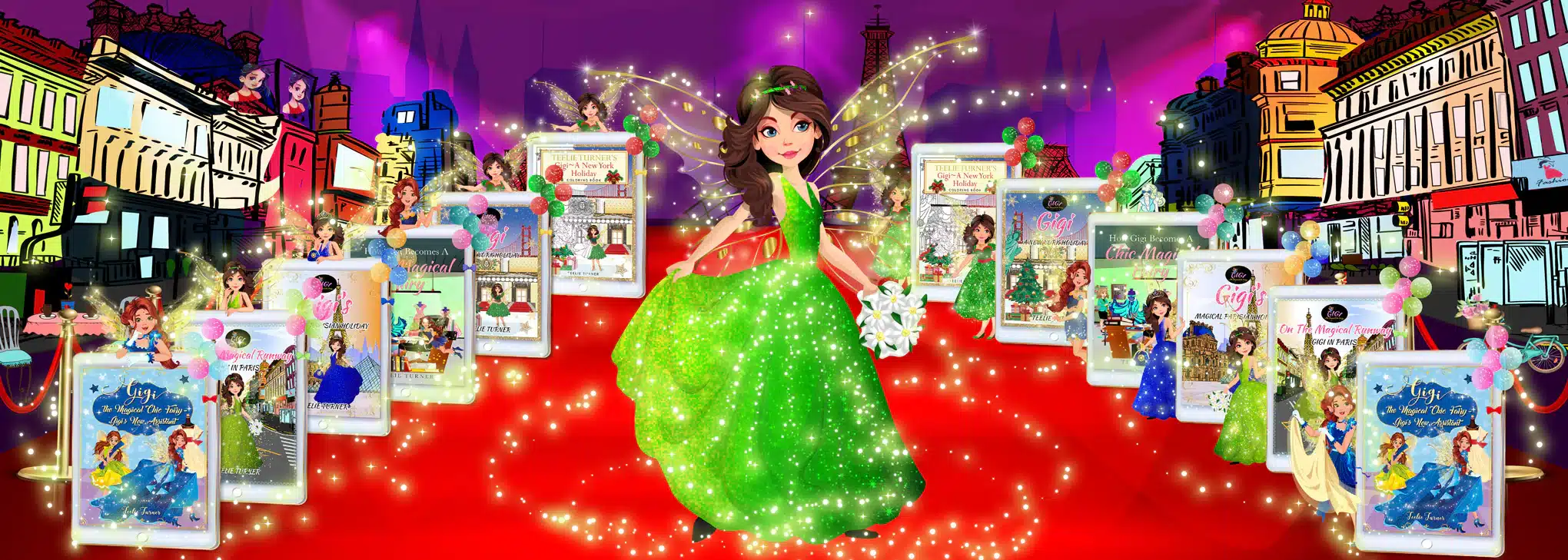 Gigi the Magical Chic Fairy in her enchanted magical world