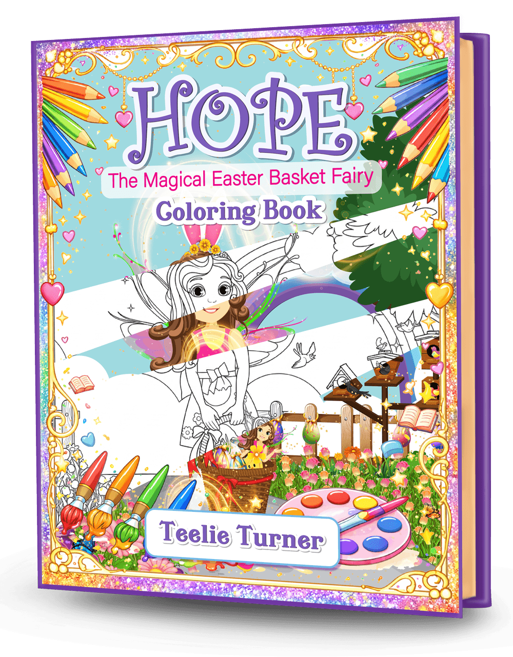 Hope the Magical Easter Basket Fairy Coloring Book