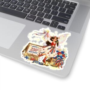 [Tessa] Kiss-Cut Stickers – Tessa the Lone Star Fairy™ | America 250 Celebration by Teelie Turner