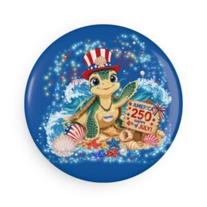 [TP] Button Magnet – Tidepool™ | America 250 Celebration by Teelie Turner