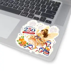 [SC] Kiss-Cut Stickers – Sunny Citrusblossom™ | America 250 Celebration by Teelie Turner