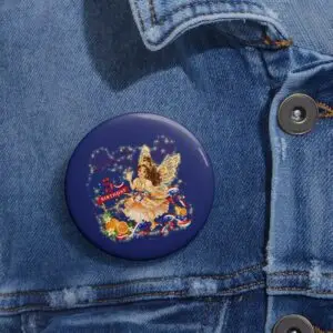[SC] Custom Pin Buttons – Sunny Citrusblossom™ | America 250 Celebration by Teelie Turner