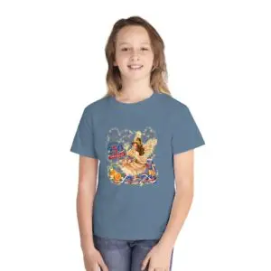 [SC] Youth Midweight Tee – Sunny Citrusblossom™ | America 250 Celebration by Teelie Turner