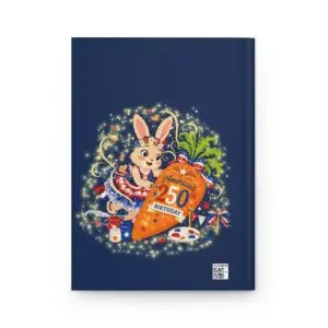 [PS] Hardcover Journal (A5) – PetalSpark's Birthday Carrot™ | America 250 Celebration by Teelie Turner