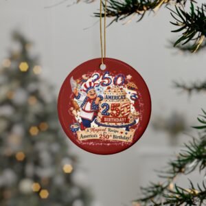 [BTB] Ceramic Ornament – Bubba the Baker™ | America 250 Celebration by Teelie Turner