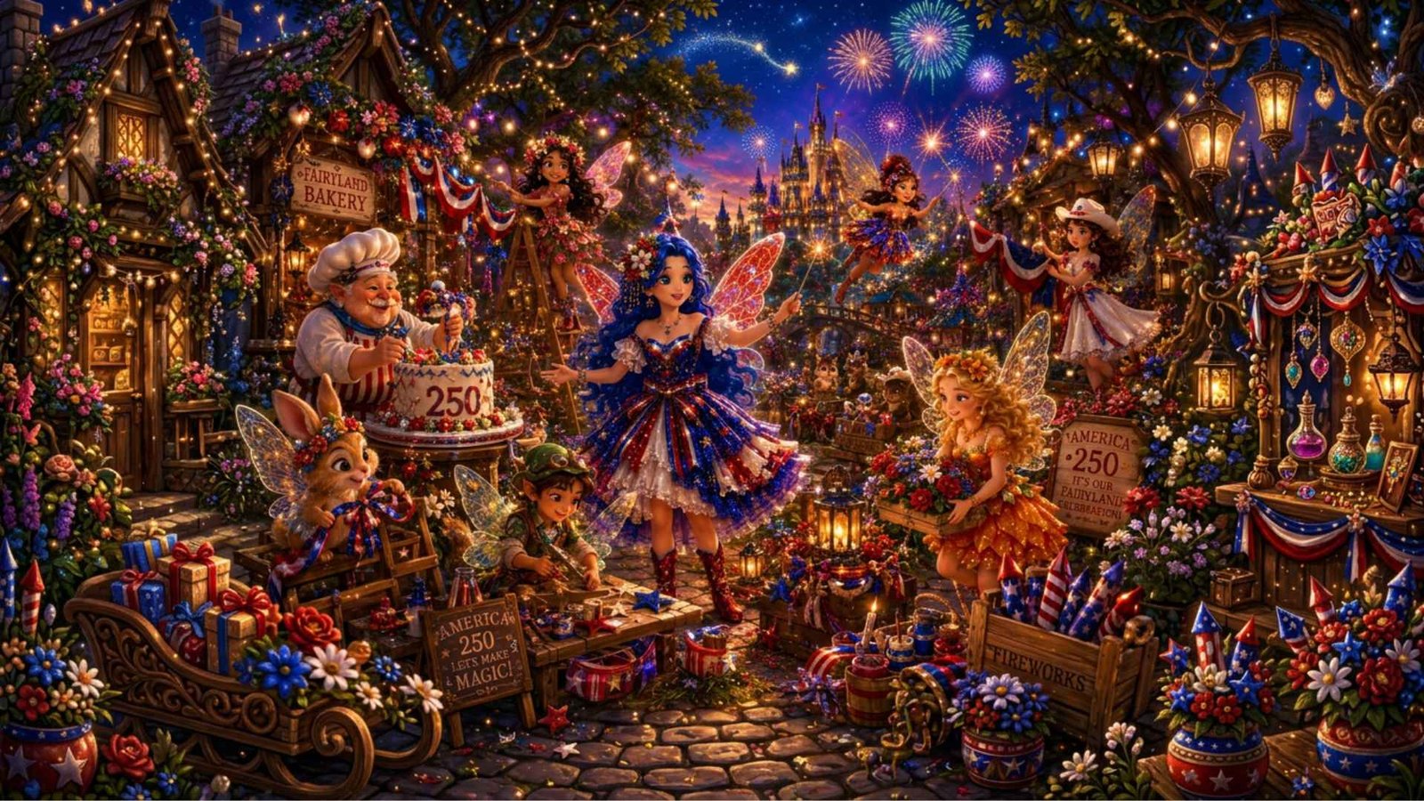 Everyone preparing for America's 250th Birthday.