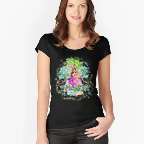 Fitted SFitted Scoop T-shirtcoop T-shirt Fitted Scoop T-shirt