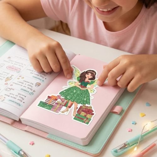 Gigi-in-Sparkly-Christmas-Dress™-Sticker (1)