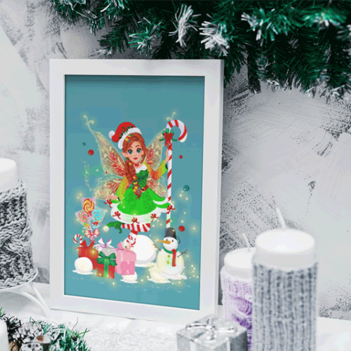 mockup-of-an-art-print-surrounded-by-christmas-candles-2091-el-min